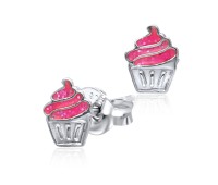 Kid Stud Earring Sweet Cup Cake STS-4052